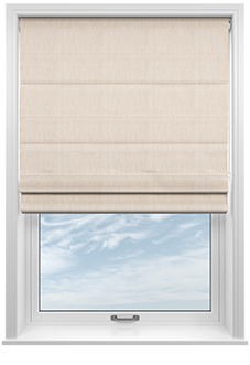 Atina (Blackout), Oatmeal - Twist&Fit Roman Blind